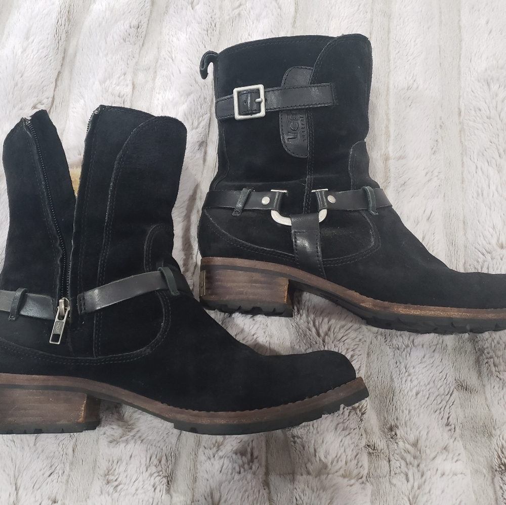 🇺🇸 Ugg suede boots with buckles